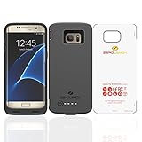 ZeroLemon Samsung Galaxy S7 Edge 8500mAh Battery Case with Soft TPU Full Edge Protection-Black(NOT FOR SAMSUNG GALAXY S7)
