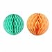 Party Decoration Kit, 32 Pieces - Coral, Mint Green and Gold - Tissue Paper Decor with Pom Poms, Balls,Balloons, Tassels, Garland - Birthday Parties, Bridal and Baby Showers, Wedding Supplies