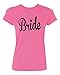 P&B Wedding Bride Women's T-Shirt, S, Azalea Pink