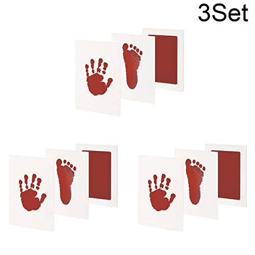 New Creative Baby Clean Inkless Touch Ink Pad Toddler Safe Non-Toxic Footprint Handprint Ink Pads Fashion Smart Mom Baby Items Souvenir