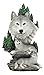 Gifts Decors Ebros Mountain Scenery Gray Wolf Family Statue Timber Wolf Pack On Rocks 13