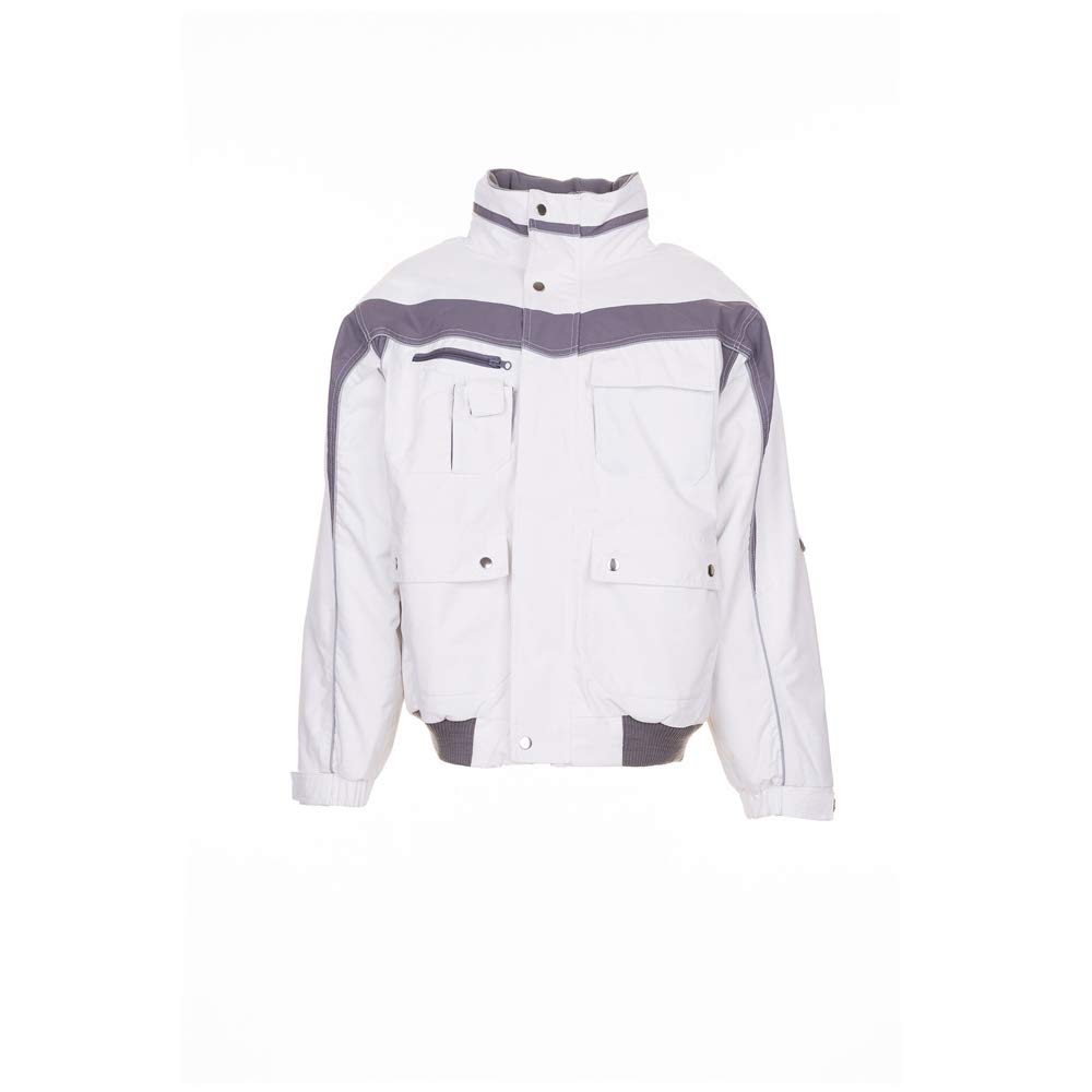Planam 2593040 Size X-Small "Plaline" Winter Blouson - Pure White/Zinc