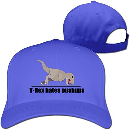 T-rex Hates Pushups Adjustable Fitted Hat Trucker Caps