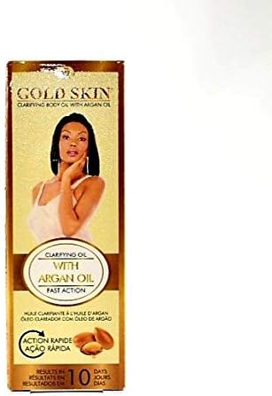 Gold Skin Clarifying Body oil With Argan Oil 70ml. 2.36oz.