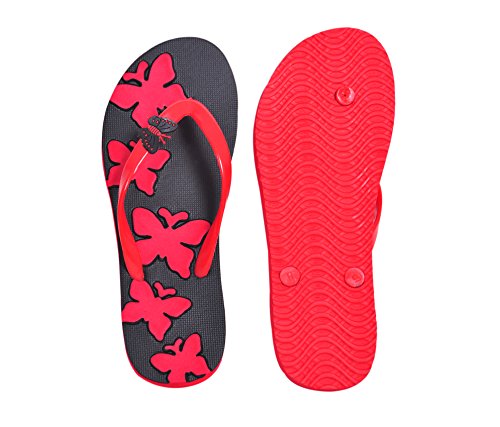 domestiq butterfly 3d design comfortable flip-flop skusl-0121