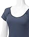 Doublju Lace Hem Asymmetrical Tunic Dress Top For Women With Plus Size LIGHTINDIGO X LARGE