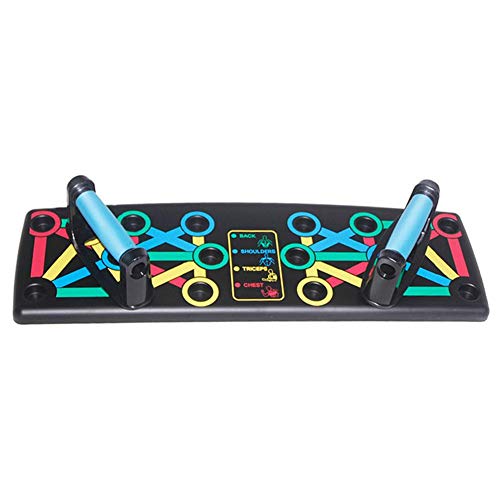 14 in 1 Push Up Board Multicolor Push Up Trainingssystem für Core Workout, faltbares Liegestützbrett mit Workout… – Bild 3
