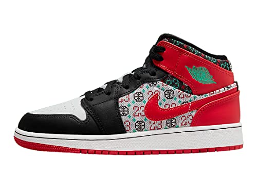 Nike Youth Jordan 1 Mid DM1208 150 Ugly Christmas