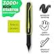 SonarPen - Pressure Sensitive Smart Stylus Pen with Palm Rejection and Shortcut Button. Battery-Less. Compatible with Apple iPad/Pro/Mini/iPhone 4s - X/Plus/Max/Android (Fuchsia)