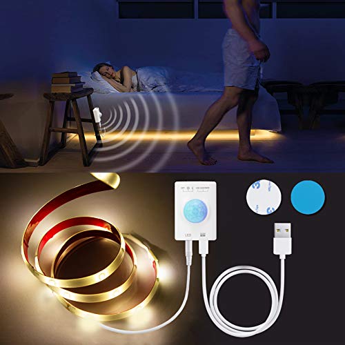 Motion Sensor Led Light Strip Rechargeable Led Under Lighting