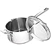 Emeril Lagasse Stainless Steel Copper Core Saucepan, 4-Quart, Silver