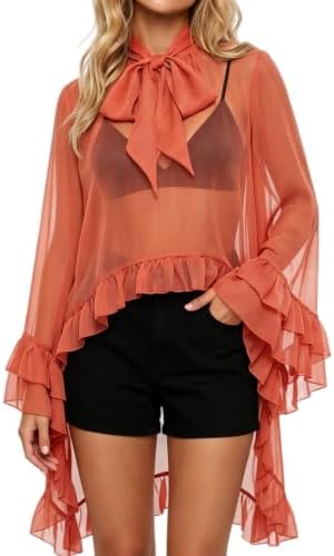 semi-sheer chiffon ruffle dress with outer cape Womens Semi Sheer Chiffon Ruffle Dress with Outer Cape, Poncho Sleeve Flowy Mini Dress, Loose Fit Elegant Summer Dress