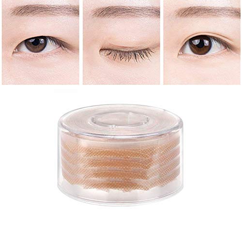 Eye Tape Double Eyelid Tape Invisible Eye Stickers Natural Waterproof Eye Tape Adhesive Magic Charm Big Eye Fiber with Y shaped Fork (Silm 300 Pairs)