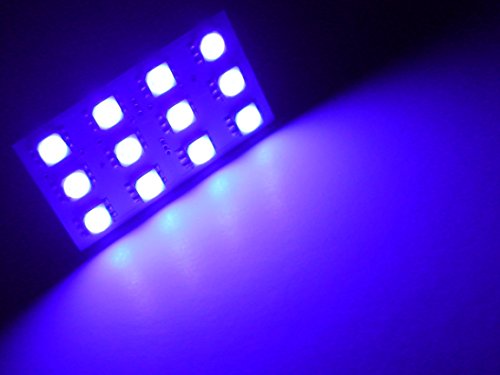 ONE UV Purple 36-LED SMD Panel fits all interior Light sockets T10 168 2825 BA9s 6411 6418 212-2 2122 *Lifetime Warranty*