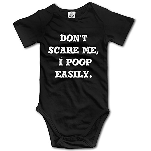 Don't Scare Me I Poop Easily Halloween Costume Baby Onesie
