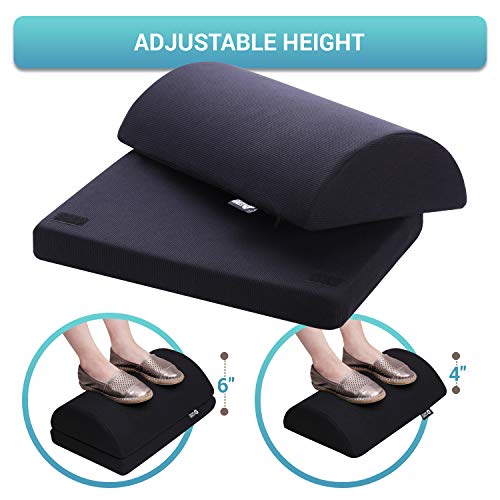 4 Foot+Rest+Under+Desk+Cushion