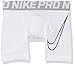 Nike Pro Big Kids' (Boys') Training Shorts,White/Black,Large (14-16 Big Kids)