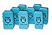Magnetic Dry Erase Erasers / 8 Pack of Magnetic Whiteboard Eraser
