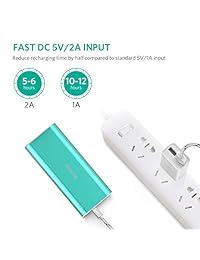 Yoobao   Cargador portátil para iPhone X 8 7, Samsung Android Smartphone More (100 000 mAh, doble USB, batería externa)