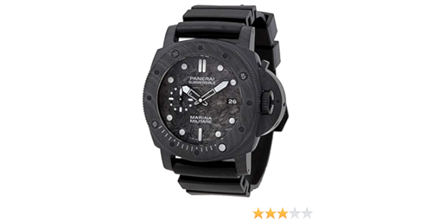 Amazon.com: Panerai Submersible Marina Militare Carbotech 47MM PAM00979 :  Clothing, Shoes \u0026 Jewelry