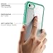 SUPCASE Unicorn Beetle Style Case for iPhone SE 3 (2022), iPhone SE 2020, iPhone 7, iPhone 8, Premium Hybrid Protective Clear Case (Green)