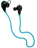 Bluetooth Headphones Lanbailan Wireless Bluetooth Stereo Earbuds Sweatproof Running Headset In-Ear Sports Headphones with Microphone(Blue)