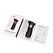 Professional Breathalyzer, POMILE Portable Breath Alcohol Tester Digital Alcohol Detector with LCD Display & Semiconductor Sensor (with 5 mouthpieces) (Breathalyzer)