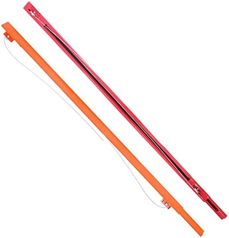 GypTool 4 ft. Drywall Lifter Panel Lift &amp; Installation Jack Extension - Red