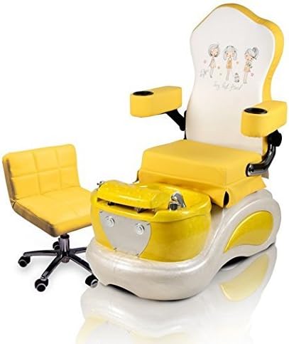 Kids Pedicure Chair YELLOW BEST FRIEND Childs Pedicure Spa Nail Salon Furniture & Equipment
