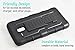 Alcatel One Touch Fierce XL / Alcatel OneTouch Flint / Alcatel OneTouch Pixi Glory LTE Case, Starshop [Dual Layers] Kickstand With [Premium Screen Protector] Locking Belt Clip (Black)