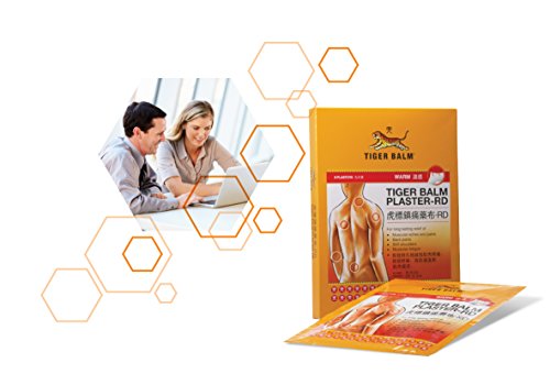 12Pcs Thailand Tiger balm Plaster-rd Warm For long lasting Relief of Muscular aches and Pains Back pains Stiff shoulders Muscular fatigue