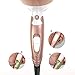 JINRI 1875W Travel Hair Dryer Dual Voltage Blow Dryer Dc Motor Foldable Handle Lightweight Negative Ionic Folding Hair Dryer (Rose Gold)