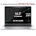 CenterZ 14 inch 16:9 Laptop Screen Privacy Filter, Removable Reusable Antiglare 60° Visible Angle Widescreen Monitor Protector Film for Lenovo, Macbook, Dell, Surface Pro, HP Notebook (Black, 310×174)thumb 1