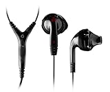 Yurbuds Ironman Inspire PRO Performance Fit Sport Earphones with 3-Button Control and Mic, Black - 10304 (Certified Refurbished)