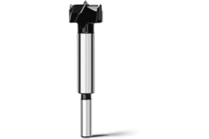 1" | 25.5mm Forstner Drill Bit,Tungsten Carbide Tipped - for Hard Wood,Soft Wood Woodworking Hinge Cutter Tool Kits for Venee