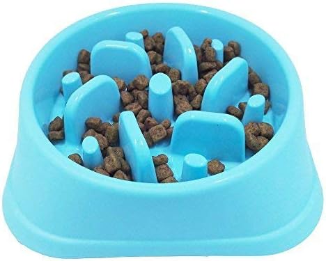 JASGOOD Dog Feeder Slow Eating Pet Bowl Eco-Friendly Durable Non-Toxic Preventing Choking Healthy Design Bowl for Dog Pet Slow Feeder