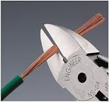 Engineer Precision Compact Side Cutters ESd Safe Carbon Steel Jaws Japan view 4