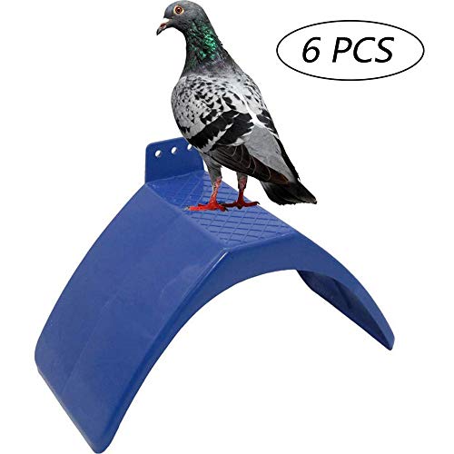 PeSandy Dove Rest Stand, 6PCS Lightweight Pigeons Rest Stand Bird Perches for Dove Pigeon and Other Birds, Durable Plastic Pigeon Perches Roost Bird Dwelling Stand Support Cage Accessories