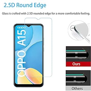 Pellicola Compatibile con OPPO A15 Vetro Temperato Pellicola Durezza 9H Senza Bolle AntiGraffio Protettiva - immagine 3
