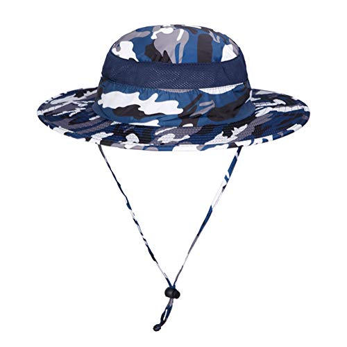 Wander G Fishing Hat for Men Women,Outdoor Sun Cap UPF 50+ UV Sun Protection with Removable Neck Flap, Face Cover Mask & Windproof Strip, Sun Hat for Outdoor Sports & Travel