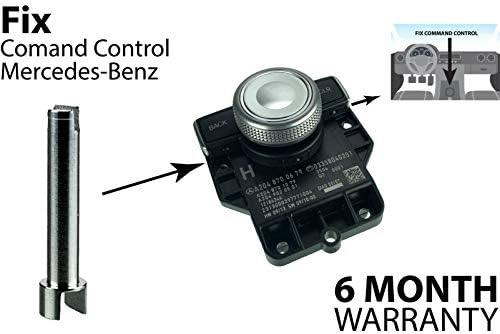 UPGRADED Console Controller Scrolling Issue Repair for 2008-2016 Mercedes-Benz Command - Now made with Aluminum Knob Multi-Switch Knob Shaft Fix C E CLS SLK SLS GLK Class GPS Navigation Assembly
