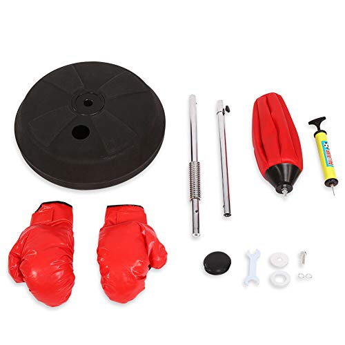 SOULONG-Saco-de-Boxeo-con-Kit-de-Boxeo-Altura-Ajustable-Punching-Pelota-sobre-pie-para-Entrenamiento-Infantil-con-Guantes-de-Boxeo-Bomba-Accesorios-de-instalacin