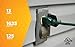 Woods 2466 Outdoor Tri-Tap Extension 3 Grounded Outlets, Waterproof Flexible Vinyl Jacket, Reinforced Blades, Ideal for Landscaping Lighting and Decoration, 8-Foot Cord, Green, 8 ft, 1