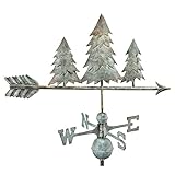 Good Directions Pine Trees Weathervane, Blue Verde
