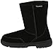 BEARPAW Meadow 6.5 Inch Shearling Boot (Little Kid/Big Kid),Black,3 M US Little Kid