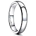 King Will Basic Men's 2mm 4mm 6mm 8mm 10mm Classic High Polished Domed Tungsten/Titanium/Tungsten Silicone Set Metal Wedding Ring