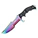 CIMA Huntsman CS:GO Knife, Multi-Color Full Tang Fixed Blade Tactical Knife, 10.8 in