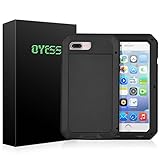 iPhone 7 8 Plus Aluminium Metal Case Gorilla Glass Zinc Alloy Protective Extreme Shockproof Dust Proof Water Resistant Military Grade Bumper Frame Heavy Duty Cover Shell Protector By OYESS
