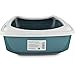 SO PHRESH Royal Teal Open Cat Litter Box, Large