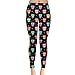 CowCow Womens Owls Birds Colorful Cartoons Drawing Leggings, XS-5XL